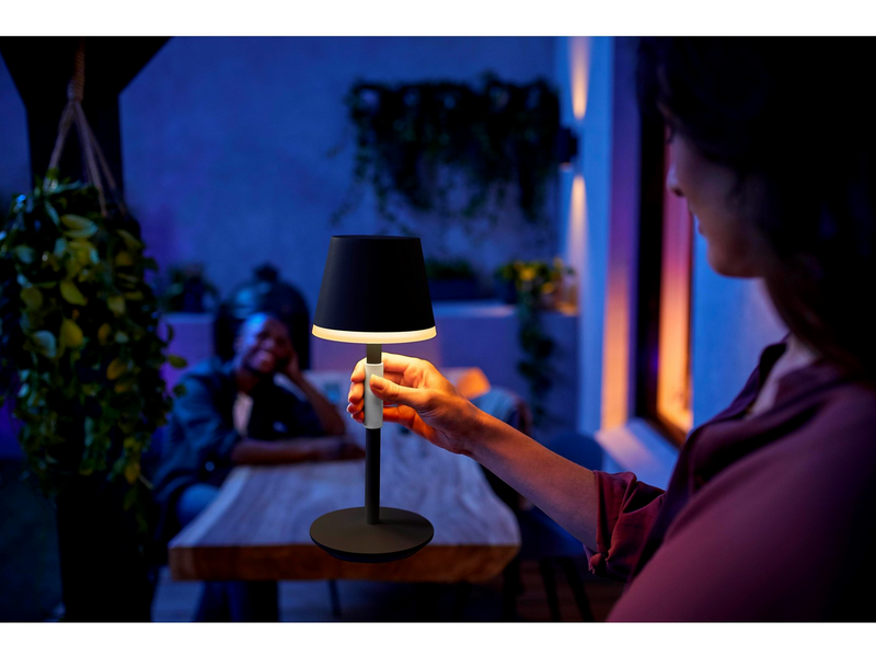 Philips Hue Go Portable Table Lamp Black