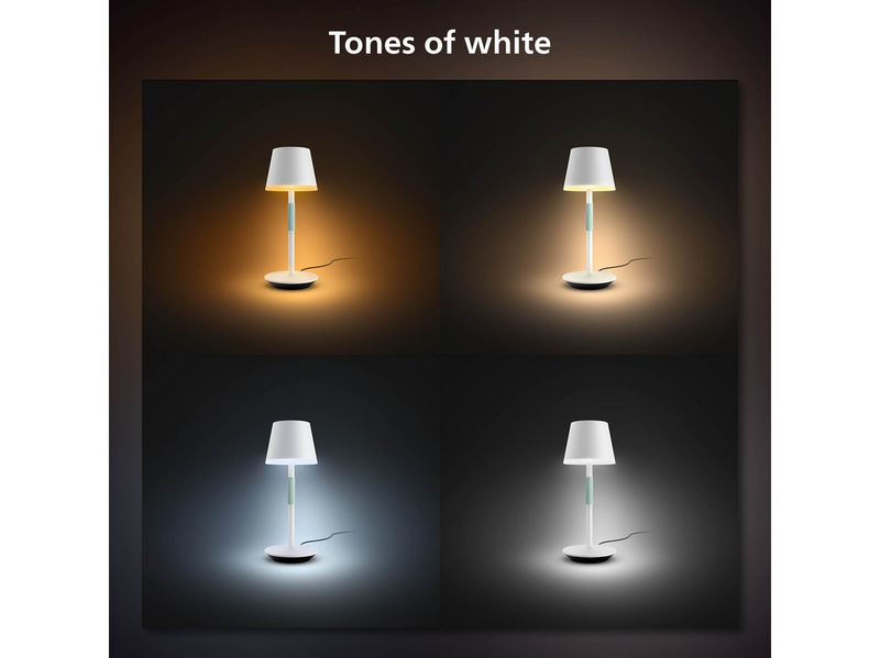 Philips Hue Go Portable Table Lamp White