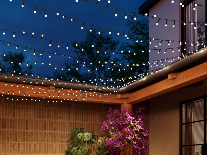 Philips Hue Festavia Outdoor String Lights (250 LEDs) — White & Color Ambiance