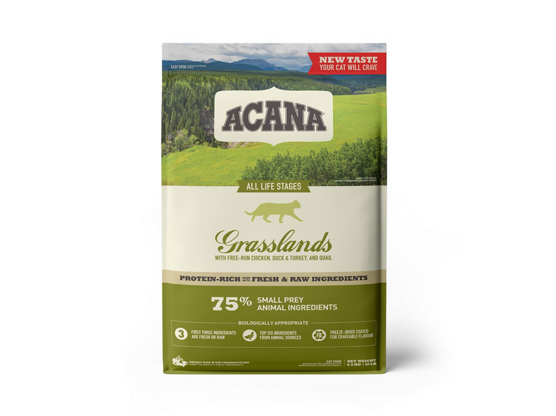 Acana Grasslands Dry Cat Food 4.5kg
