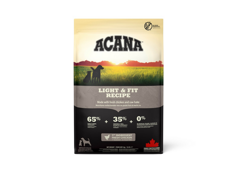 Acana Light & Fit Recipe Dry Dog Food 6kg
