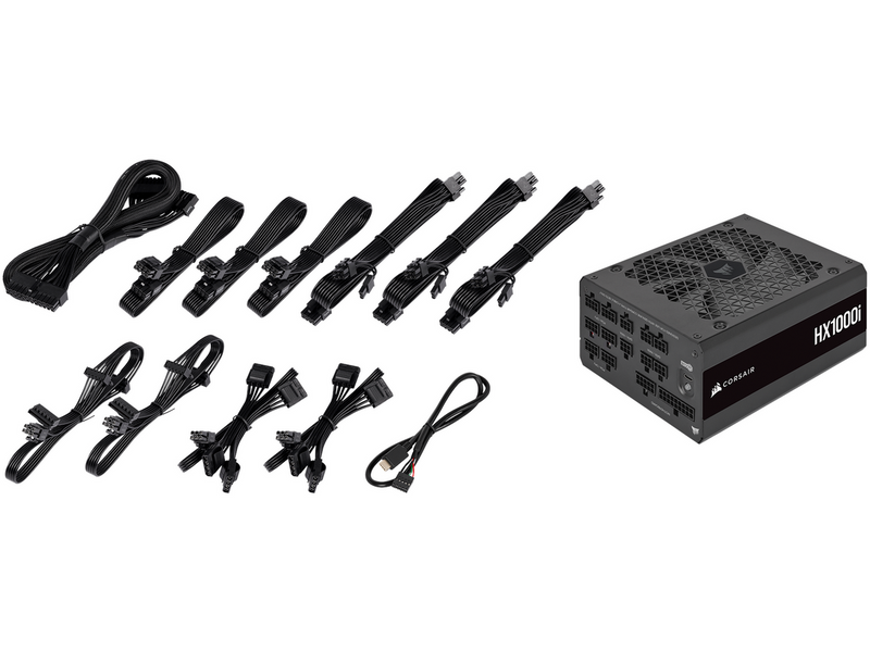 Corsair HX1000i (2023) Netzteile - 1000 Watt - 140 mm - ATX 3.1 - 80 Plus
