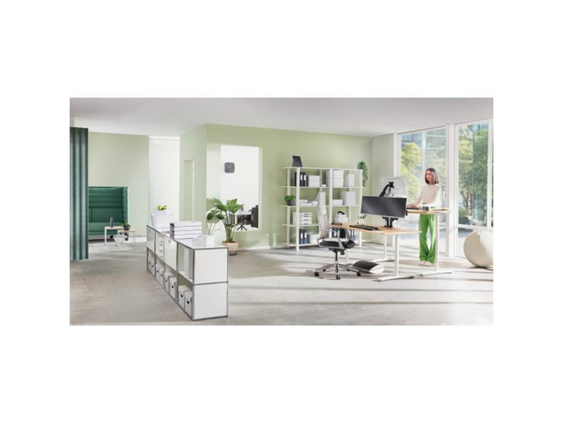 Leitz Ergo Active Sitzball mit Anti-Wegroll-Design, 75cm Grau