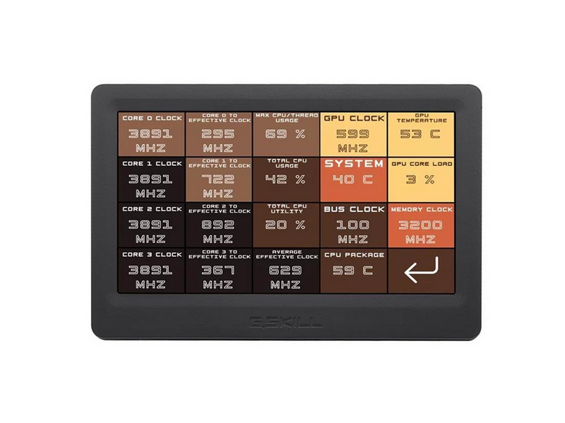 G.Skill WigiDash - 7" Widget Dashboard