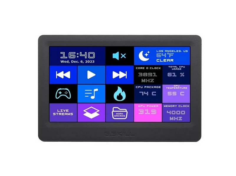 G.Skill WigiDash - 7" Widget Dashboard