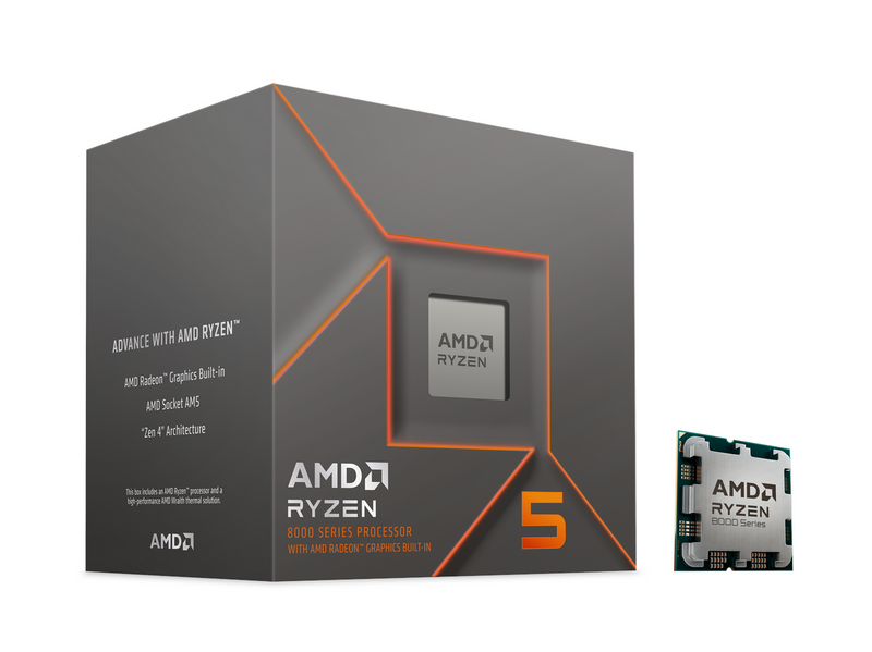 AMD Ryzen 5 8500G Wraith Stealth CPU - 6 Kerne - 3.7 GHz - AMD AM5 - AMD Boxed