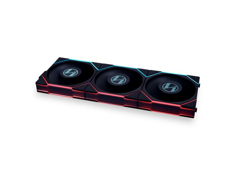 Lian Li UNI FAN TL LCD 120 (3-pack) - Gehäuselüfter - 120mm - Schwarz mit RGB
