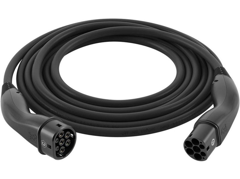 LAPP Type 2 Charging Cable, up to 11 kW, 5 m, black