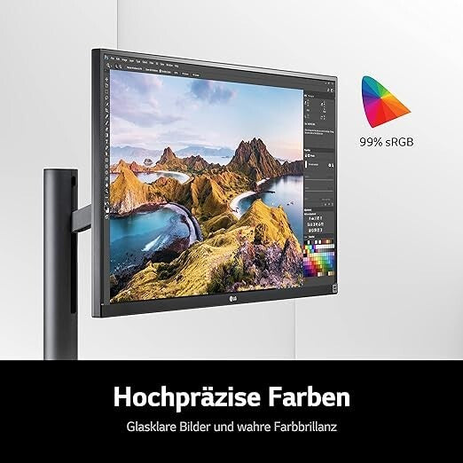 LG Ultrafine Ergo Monitor 27UN880-B 68.4 cm - 27 inches, 4K UHD, IPS panel, ergo