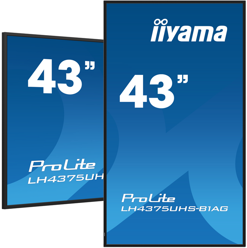 iiyama ProLite LH4375UHS-B1AG - 43 inch - 500 cd/m² - 4K - Ultra HD - 3840x2160