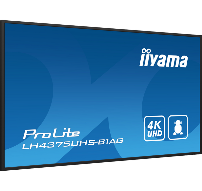 iiyama ProLite LH4375UHS-B1AG - 43 inch - 500 cd/m² - 4K - Ultra HD - 3840x2160