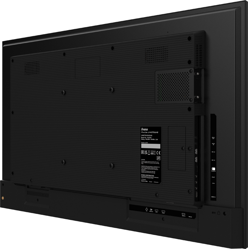 iiyama ProLite LH4375UHS-B1AG - 43 inch - 500 cd/m² - 4K - Ultra HD - 3840x2160