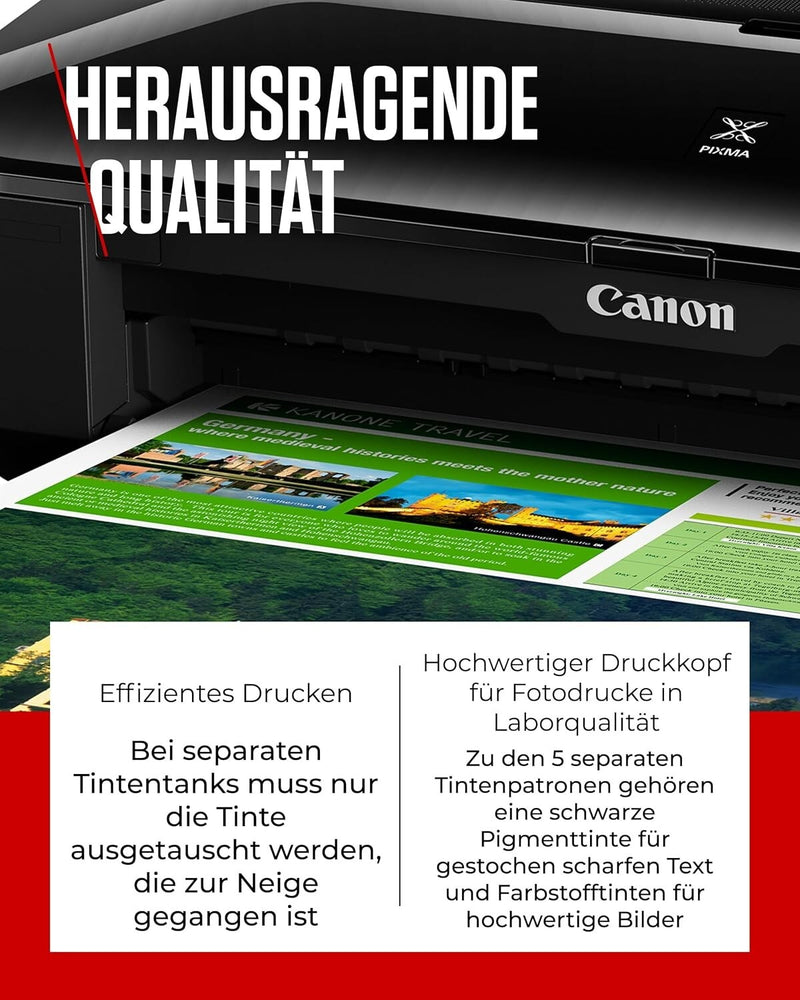 Canon PIXMA iX6850 Drucker Farbtintenstrahl Multifunktionsgerät DIN A3+