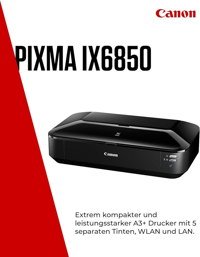 Canon PIXMA iX6850 Drucker Farbtintenstrahl Multifunktionsgerät DIN A3+