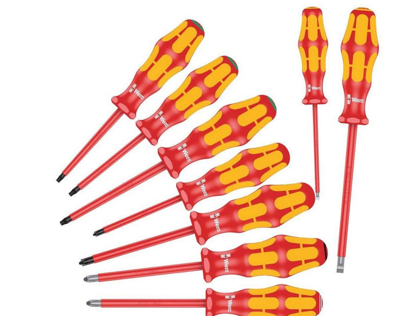 Wera 160 i/162 i/167 i/9 Schraubendrehersatz Kraftform Plus Serie 100, 9-teilig