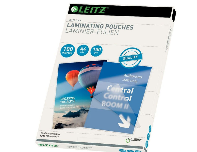 Leitz Heißlaminierfolien A4, 100 mic