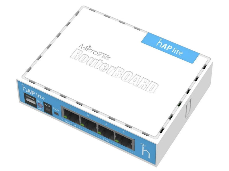 MikroTik RouterBOARD hAP-Lite - Wireless router N Standard - 802.11n