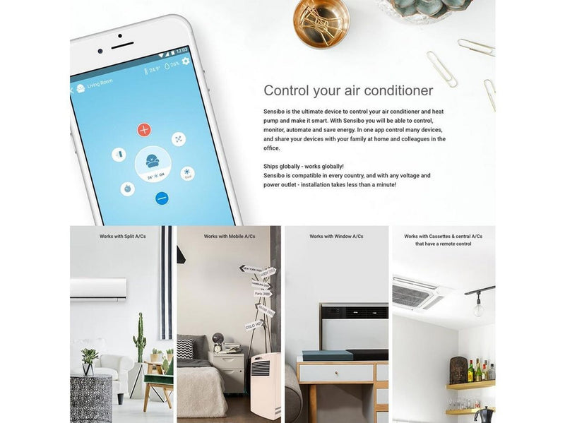 Sensibo Sky - Make your air conditioner smart - Black