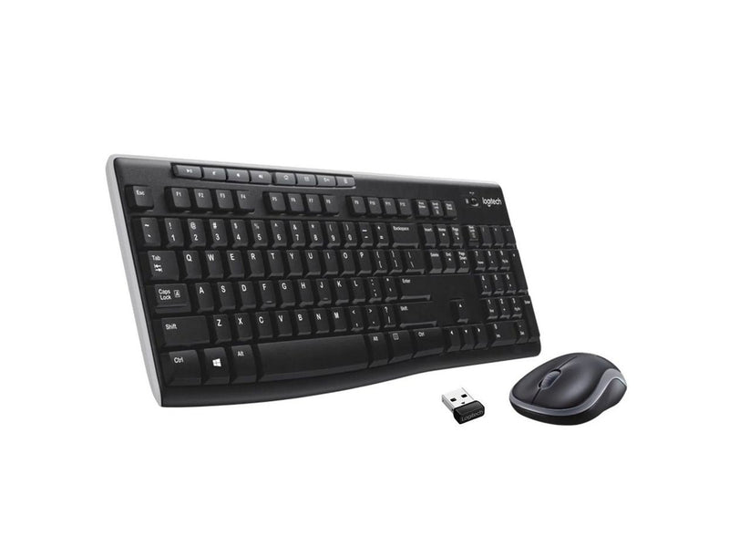 Logitech MK270 Wireless Keyboard and Mouse Combo - US International (Polski) -
