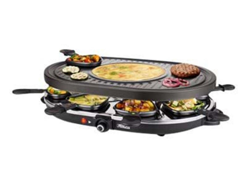 Princess Raclette 8 Oval Grill Party - raclette/grill - sort
