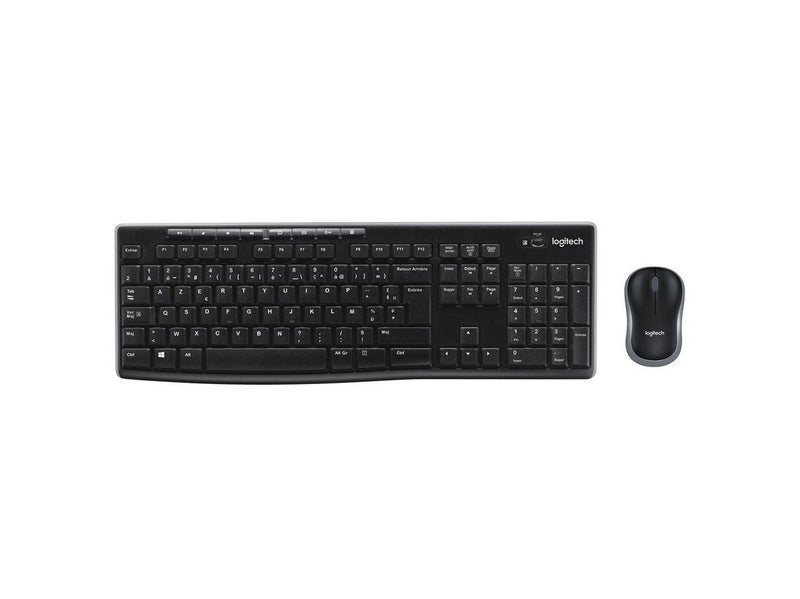 Logitech MK270 Wireless Keyboard and Mouse Combo - US International (Polski) -