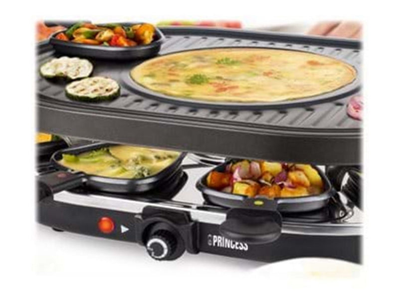 Princess Raclette 8 Oval Grill Party - raclette/grill - sort