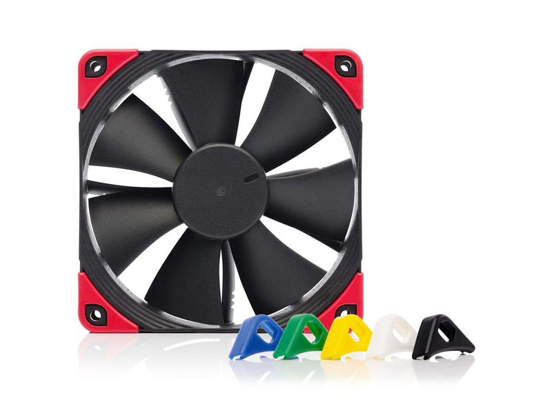 Noctua NF-F12 PWM chromax.black.swap - Gehäuselüfter - 120mm - Schwarz - 22 dBA