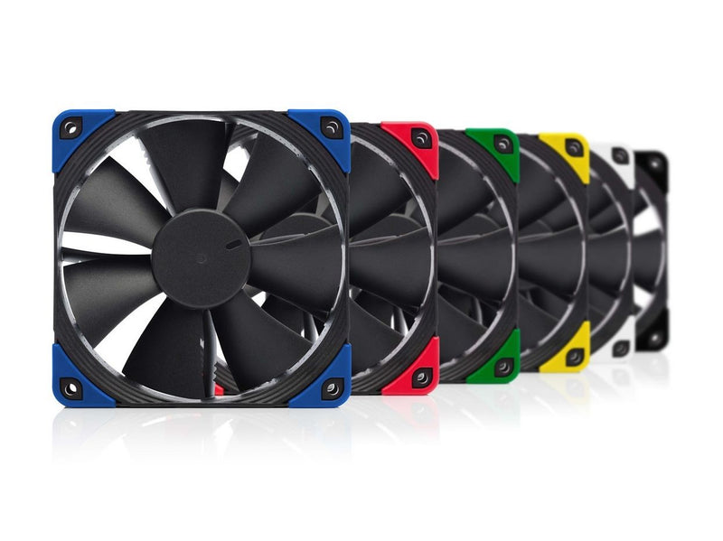 Noctua NF-F12 PWM chromax.black.swap - Gehäuselüfter - 120mm - Schwarz - 22 dBA