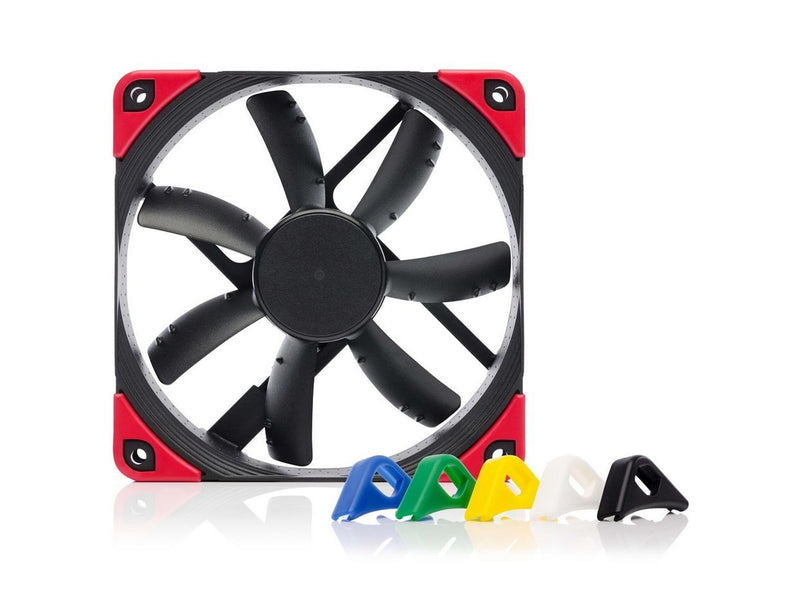 Noctua NF-S12A PWM chromax.black.swap - Gehäuselüfter - 120mm - Schwarz - 17 dBA