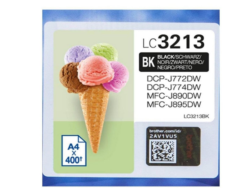 Brother LC3213BK / LC 3213BK Black Ink