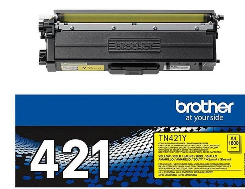 Brother TN421Y / TN 421Y Yellow Toner
