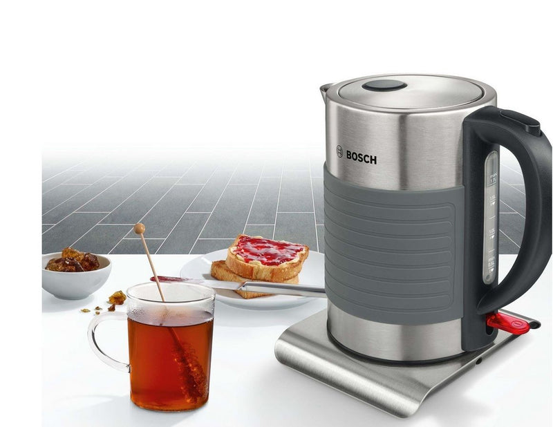 Bosch Wasserkocher TWK7S05 - Grau/Schwarz - 2200 W