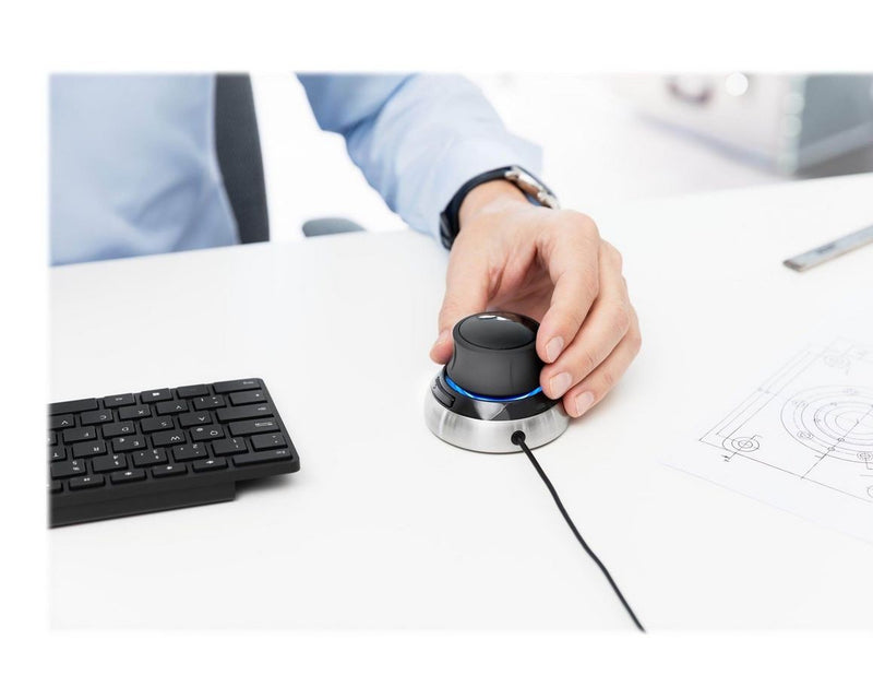 3Dconnexion SpaceMouse Compact - 3D Mouse (Schwarz)