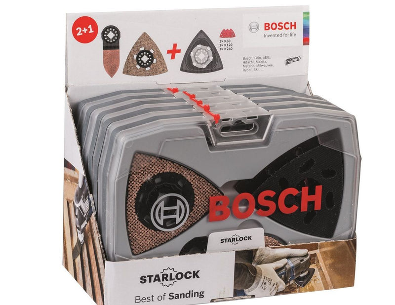 Bosch TILBEHØRSSÆT OMT BEST OF SANDING 3 DELE