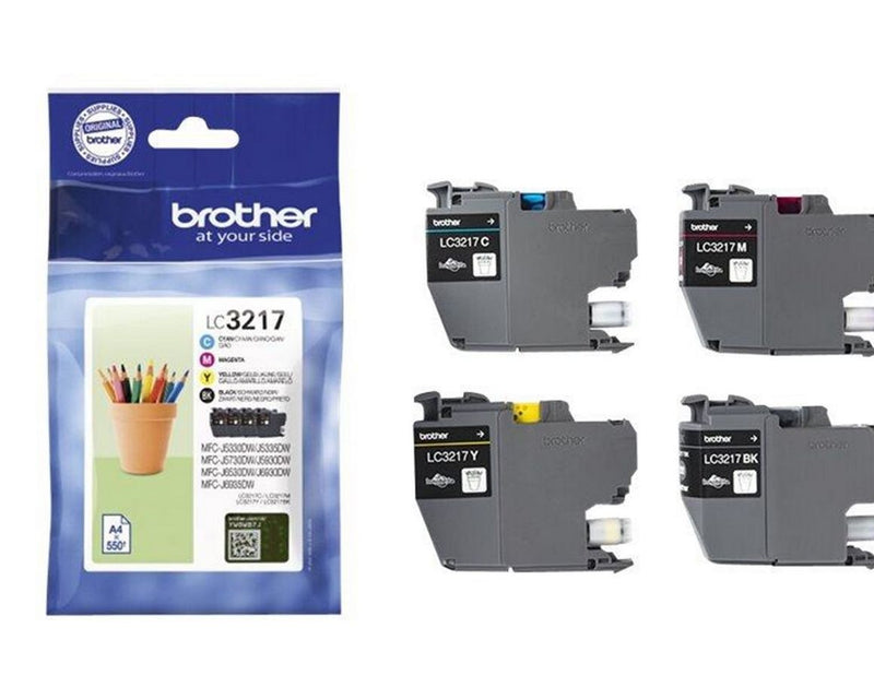 Brother LC 3217 Value 4-Pack Ink Black/Yellow/Cyan/Magenta
