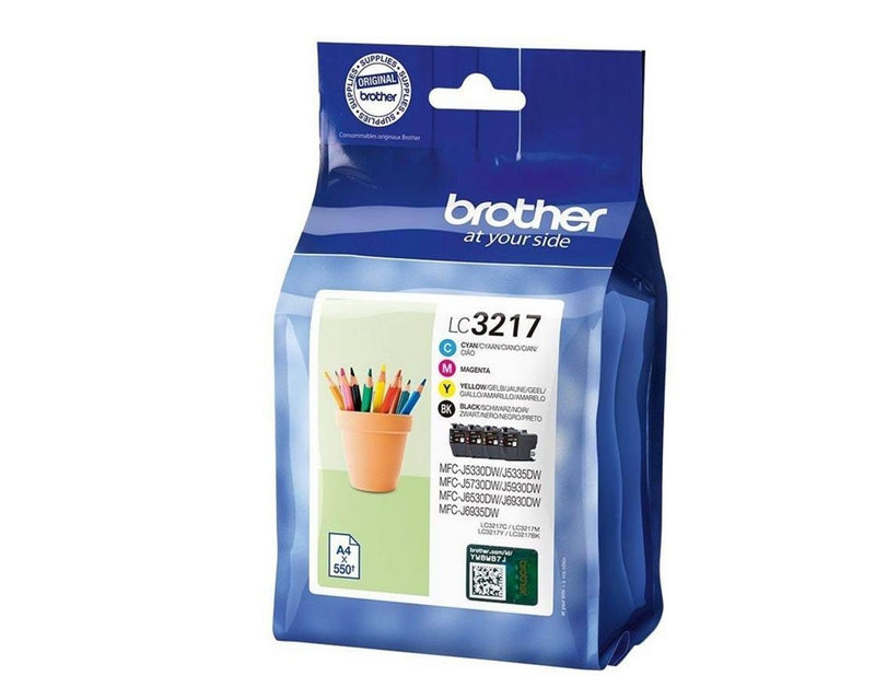 Brother LC 3217 Value 4-Pack Ink Black/Yellow/Cyan/Magenta