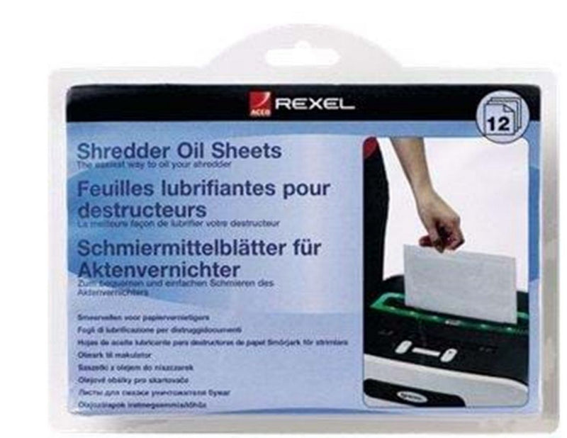 Rexel shredder oil sheets (12)