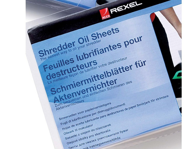 Rexel Ölblätter für Aktenvernichter, 20 Stück