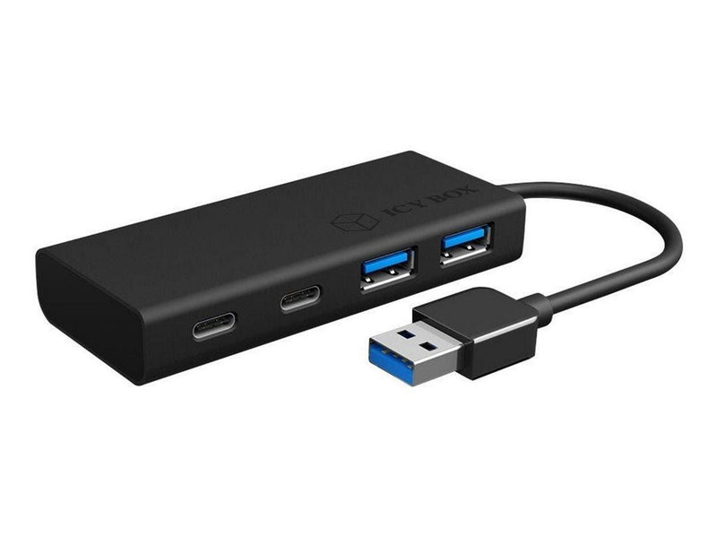 ICY BOX IB-HUB1426-U3 USB-Hubs - 4 - Schwarz