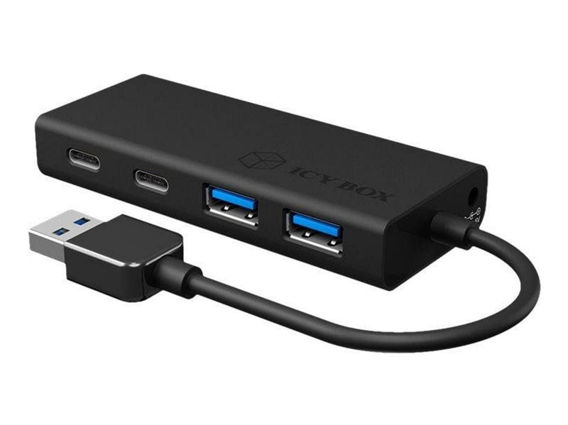 ICY BOX IB-HUB1426-U3 USB-Hubs - 4 - Schwarz