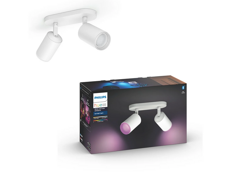 Philips Hue Fugato 2-er Spots 5.7W - weiß