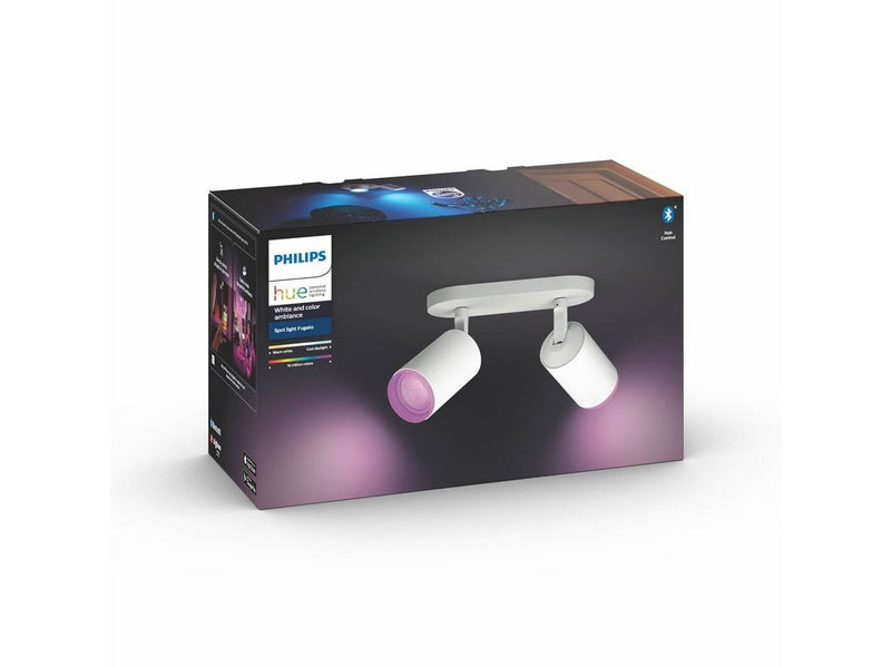 Philips Hue Fugato 2-er Spots 5.7W - weiß