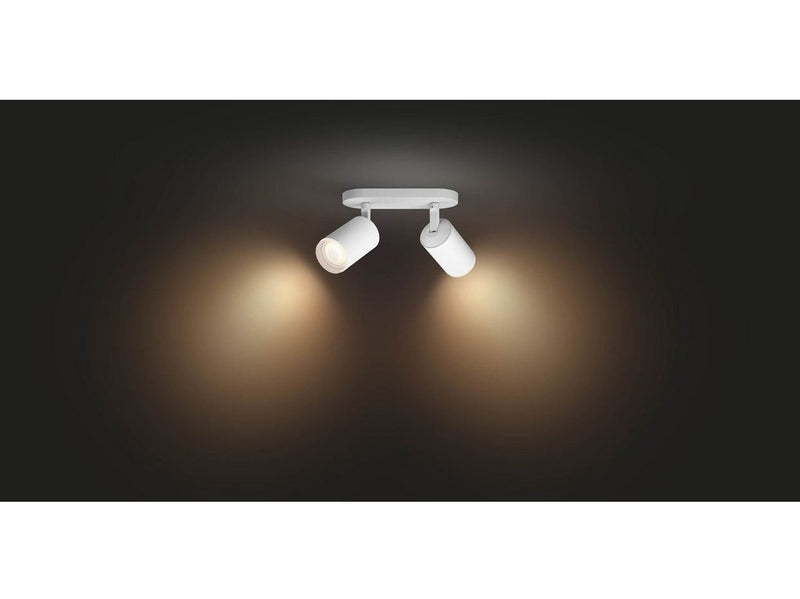 Philips Hue Fugato 2-er Spots 5.7W - weiß