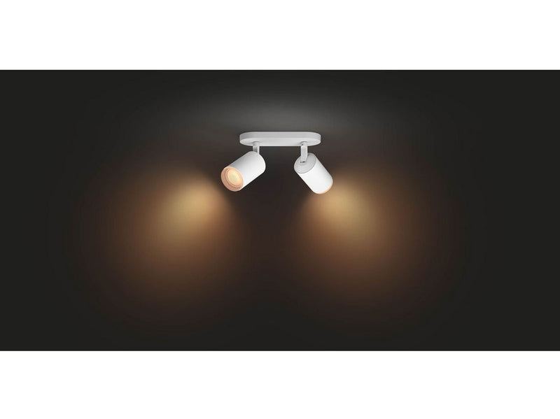 Philips Hue Fugato 2-er Spots 5.7W - weiß