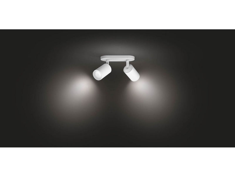 Philips Hue Fugato 2-er Spots 5.7W - weiß