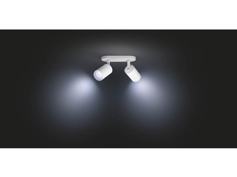 Philips Hue Fugato 2-er Spots 5.7W - weiß
