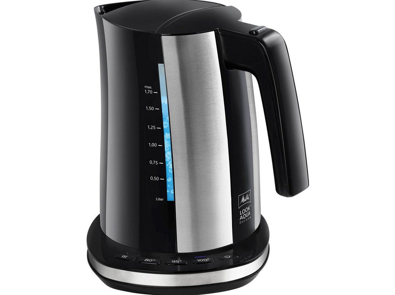 Melitta Wasserkocher Look Aqua 2.0 Deluxe Black - Schwarz - 2200 W