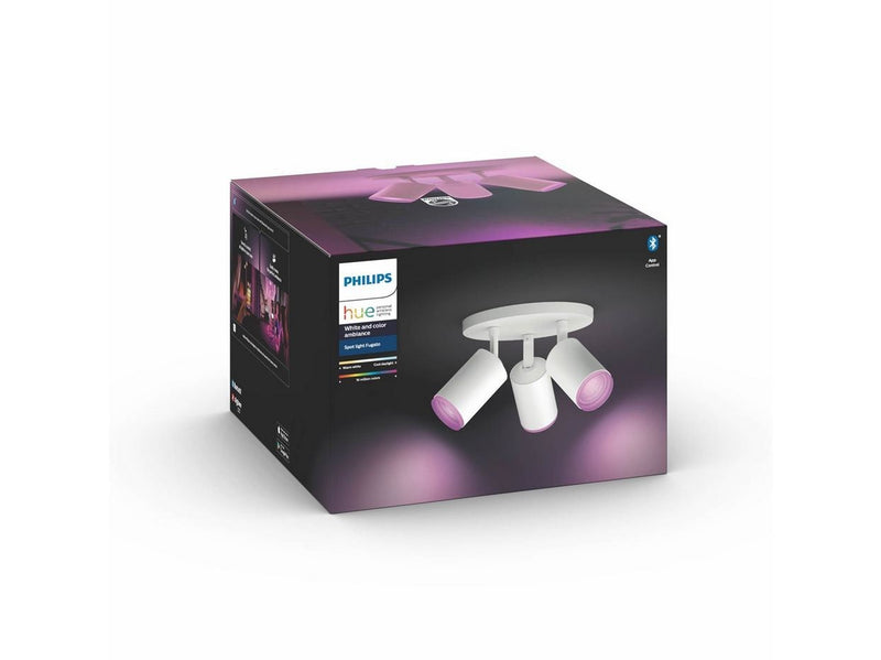 Philips Hue Fugato 3-er Spots 5.7W - schwarz