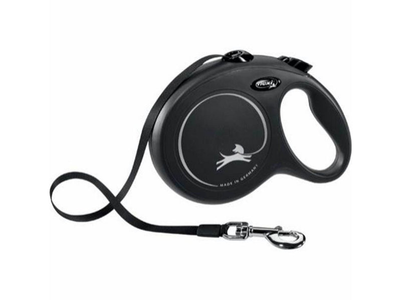 Flexi New Classic L leash 8 m black 50 kg