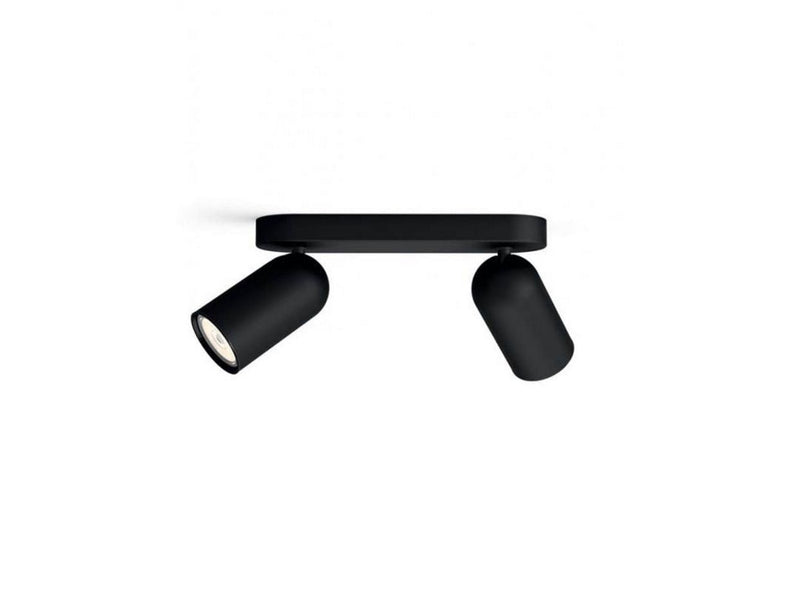 Philips PONGEE bar/tube black 2xNW